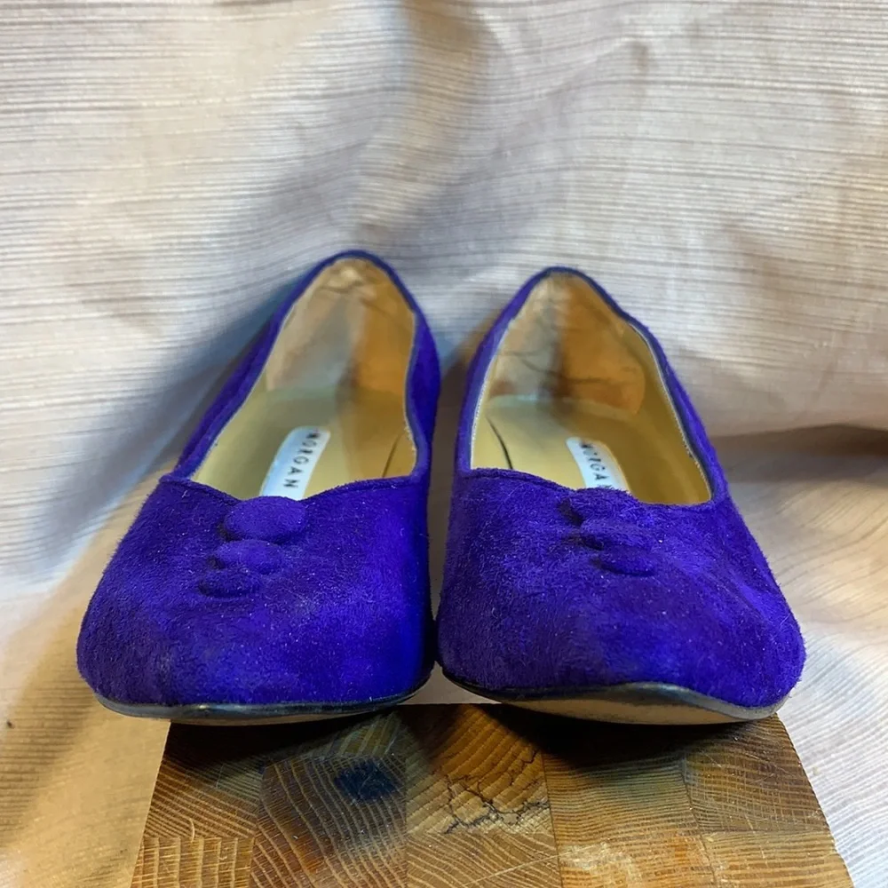 Morgan Taylor Old Hollywood leather vintage pumps